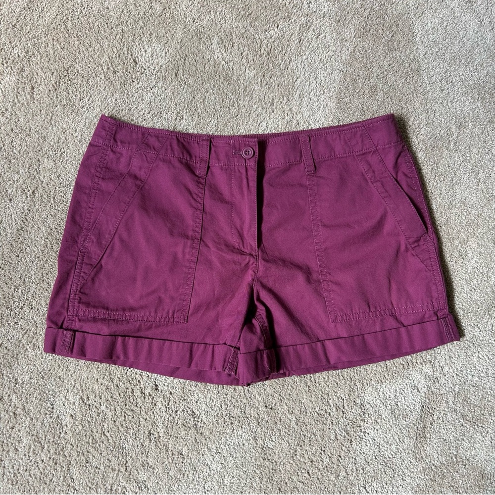 Women's Loft Purple Shorts